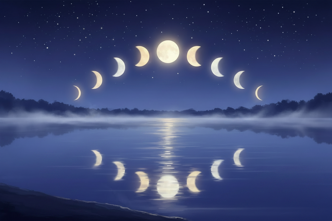 Honoring the Moon’s Cycles: Releasing, Renewing, and Returning to Yourself