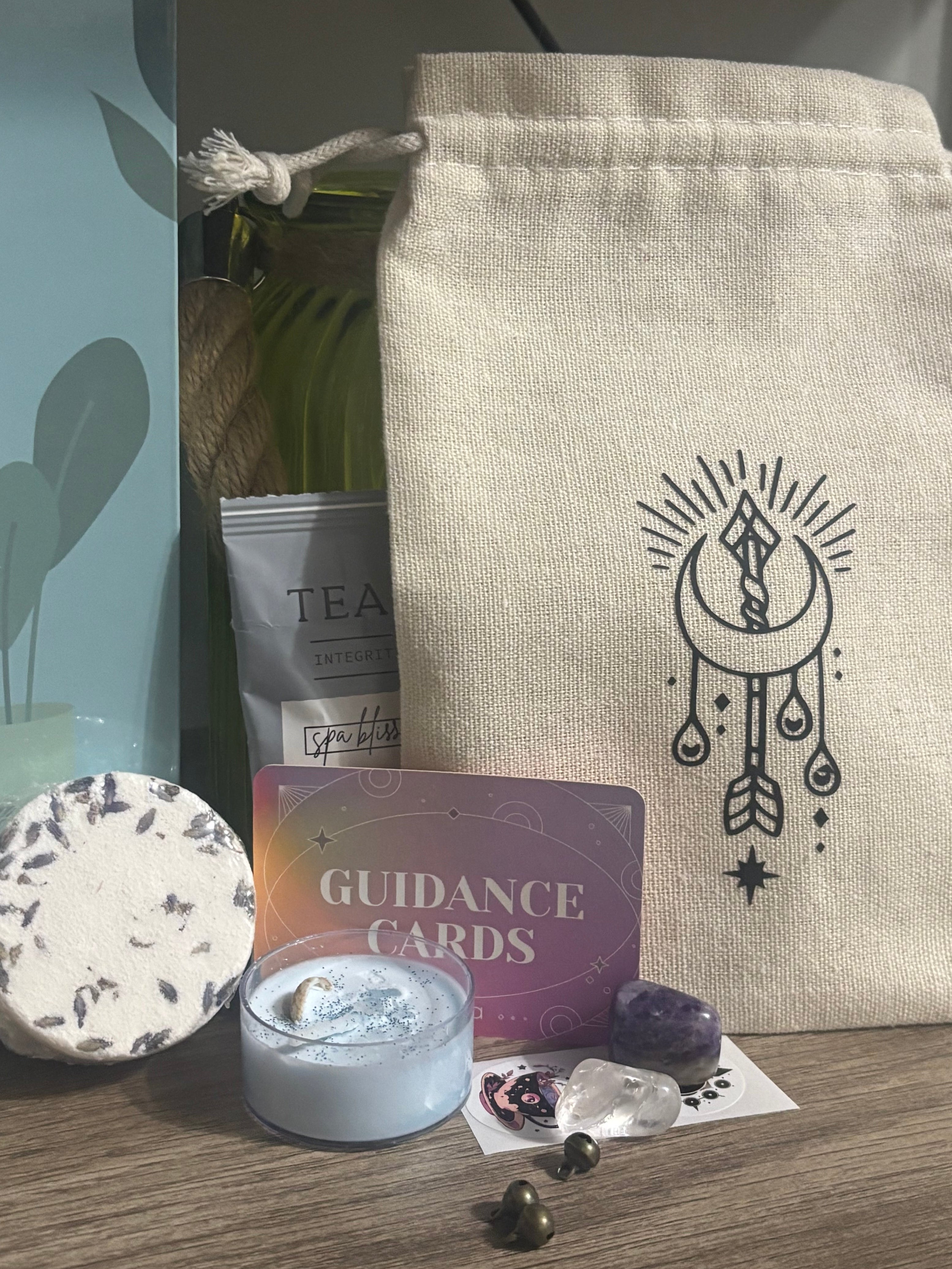 Five-Senses Grounding Ritual (Muslin Decorative Bag)